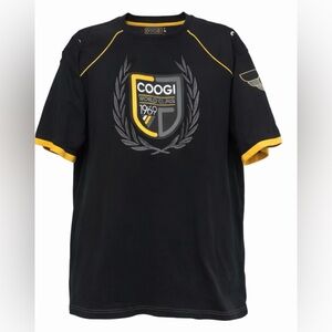 COOGI World Class Australia 1969 Shirt XXL Black Gold Crest Streetwear